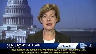 WISN: Baldwin Helps Secure Federal Funding to Conduct Gun Violence Research