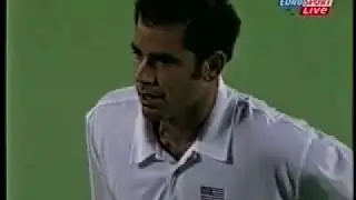 Australian Open 2002 3R Sampras vs Escude (1/2)