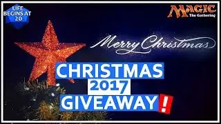 Life Begins At 20 Christmas 2017 MTG Giveaway!! Limited Edition Prize!