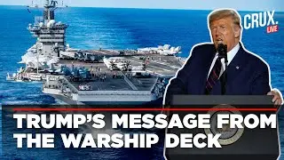 LIVE | President Trump Addresses US Troops Aboard Warship USS George Washington Docked in Japan