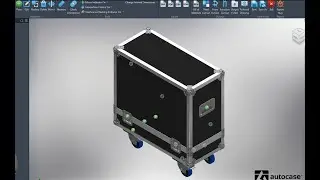 Full Flight Case Design Process - Basic Guitar Amplifier - Autocase