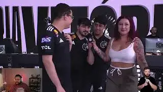PRIMEIRO DIA DE CBLOL DA ZUEIRA - REACT
