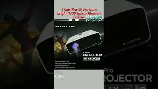 E Gate New K9 Pro Ultra Bright 11700 Lumens Bluetooth Projector