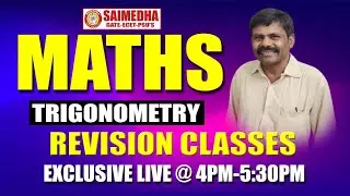AP/TG ECET 2025 II MATHS - PREPARATION LIVE II SAIMEDHA