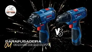 PARAFUSADEIRA OU CHAVE DE IMPACTO - SAIBA ÀS DIFERENÇAS