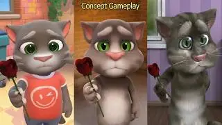 Talking Tom Cat 2016 vs 2026 | Old & New Tom Do Talking Tom Cat 2 Moves! Concept Gameplay