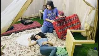 ريان وقعت واحنا بنركب خيمة رمضان 😱!
