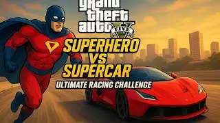 GTA V Superhero vs Supercar: Ultimate Racing Challenge attractive description #viral #game #cartoon 