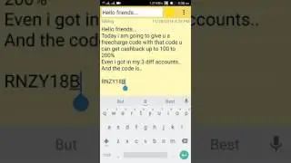 Freecharge promo code