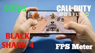 Xiaomi Black Shark 4 Call of Duty Mobile 60fps Test with FPS Meter