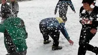 Minervino Murge coperta di neve