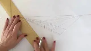 Stairs with 2 point perspective