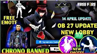 OB27 Update Full Details Free Fire || New Emote || New Characters