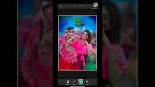 Holi photo editing Holi editing Holi shorts video  #shorts happy#holi