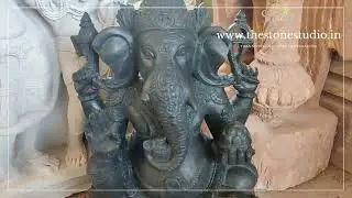 Black Ganesh Murti 24