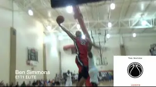Ben Simmons Dunks on Harry Giles (Top Plays E1T1 Game 2)