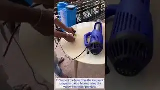 Knapsack 2in1 Sprayer Battery Operated Installation