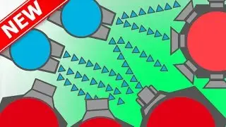 CRAZY NEW DOMINATOR BOSS GUNS!! - Diep.io Brand New Update  MASSIVE 200K+ BATTLESHIP DOMINATION!!