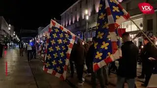 Tension &agrave; Tours : marche aux flambeaux de l&rsquo;extr&ecirc;me droite et contre-manifestation antifasciste