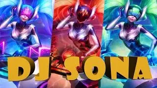 DJ Sona Skin Gameplay Spotlight - League of Legends ( New Ultimate Skin 2015 All stages)