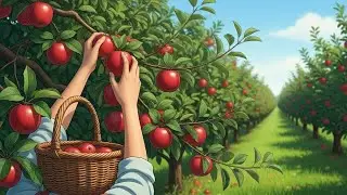 A Peaceful Day in the Countryside 🌿 | Slow Living Village Life (Animation)