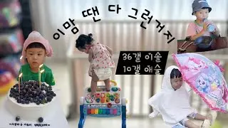 3돌 생일🎂 고모랑 여름방학☀️ 36갤 10갤 진입