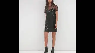 Vinyl T Shirt Cami Dress