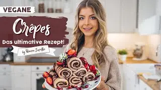 Vegane Crêpes ♡ So gelingen Pfannkuchen ohne Ei perfekt ♡ Schnell & einfach ♡ Bestes Rezept ♡
