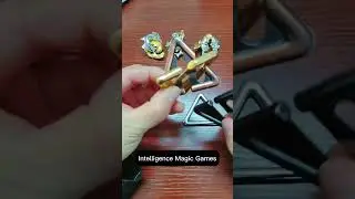 Hanyama Mini Metal Ring Puzzles Gadgets | Mini Games P91 #puzzles #gadgets #hanayama