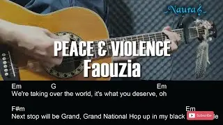 Faouzia - PEACE & VIOLENCE Guitar Chords Lyrics