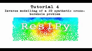 Tutorial 04 - Cross borehole resistivity inversion