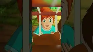 Lassie and Zoey find a Trapped Bear Cub! | The New Adventures of Lassie | Cartoons for Kids