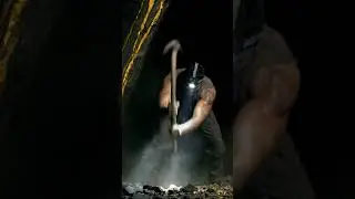 Inside the Most Dangerous Hand-Mining Tunnels in the World#gold