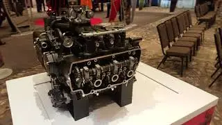 2018 vs 2017 Honda Goldwing Engine cutaway