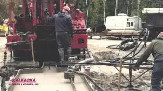 Vertical Geothermal Loop Installation - Charlevoix, MI