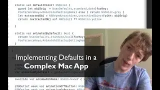Managing Defaults in a Complex Mac App