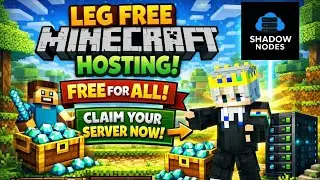 How to make free 24/7 online Minecraft server | shadow nodes hosting 