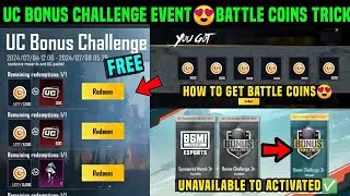 UC BONUS CHALLENGE EVENT BGMI / BONUS CHALLENGE UNAVAILABLE #bgmi