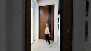 Introducing a heavy-duty aluminum alloy pivot door.#aluminiumdoors #front entry door#entrancedoor