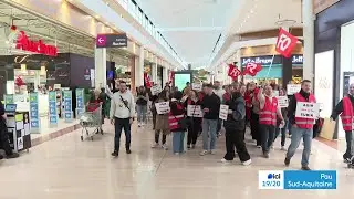Pau : les salari&eacute;s d'Auchan mobilis&eacute;s pour leurs conditions de travail