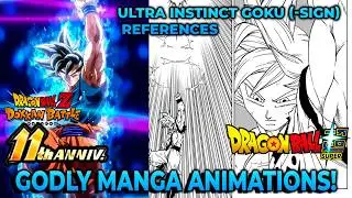 The Realm of Godly Manga References! UI Sign Goku