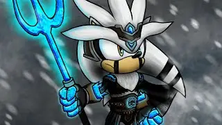 Drawing Ragnar&ouml;k Silver From Sonic Forces Speed Battle and Sonic Dash!!