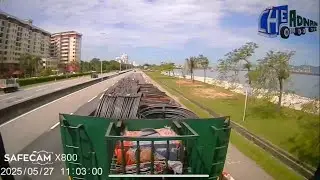 VOLVO FM10 | perjalanan isi wirerod dari penang port ke sg petani