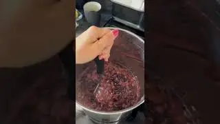 Homemade Grape Juice Recipe 🙃#homemade #grapejuice #popsicles #cleaneating #organic #recipe