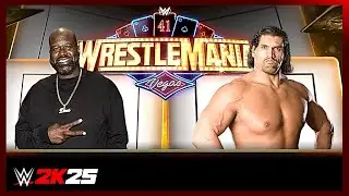 WWE 2K25 | SHAQUILLE ONEAL vs THE GREAT KHALI
