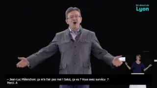 [TEASER] M&Eacute;LENCHON AND HIS HOLOGRAM - DOUBLE RALLY IN LYON AND PARIS (with subtitles)