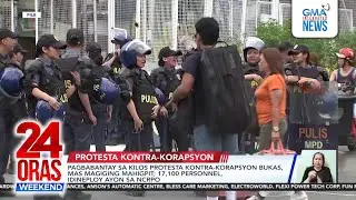 17,100 personnel, idineploy ng NCRPO para sa Nov. 30 protests | 24 Oras Weekend