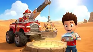 PAW Patrol: Rescue Wheels &ndash; The Deep Desert Well Rescue! 🦊🏜️ | Monster Truck Action & Desert Fox!