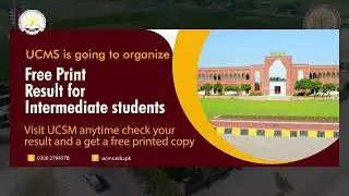 UCMS organized Result Print Facility For Intermediate Students