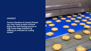 Contact crust freezer for  cookies
